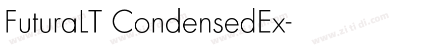 FuturaLT CondensedEx字体转换